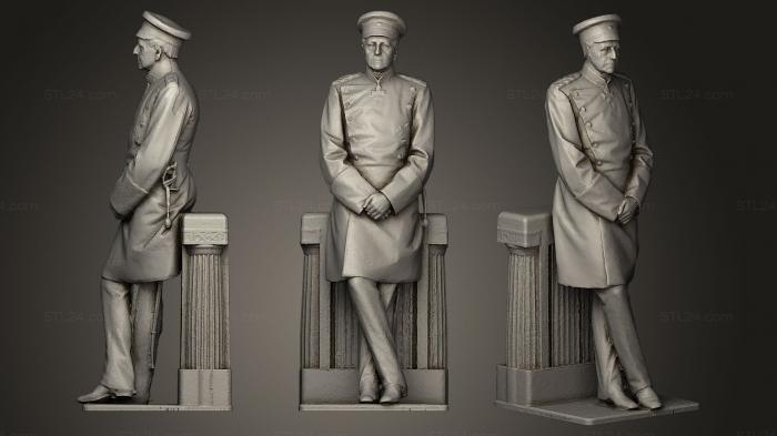 Statues of famous people (Moltke Memorial, STKC_0214) 3D models for cnc